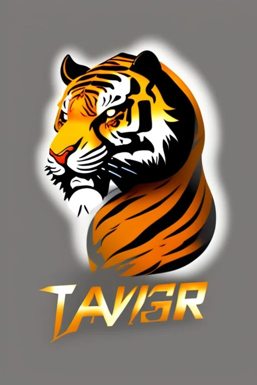 Gaming tiger avatar logo design