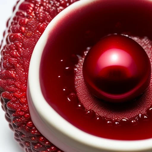 macro photo two stunning cherry Chocolate bonbon together big red cherry, cherry, white background intricate detailed, sharp focus, macro photography, photorealistic concept art, perfect light, studio photo, food photo, award winning photograph, perfect composition Professional photography, bokeh, natural lighting, canon lens, shot on dslr 64 megapixels sharp focus