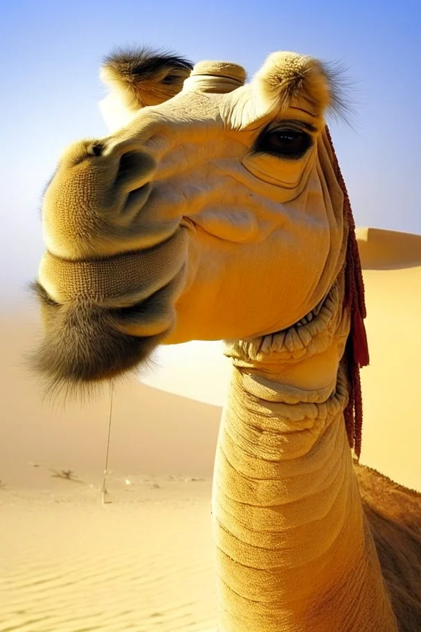 camel with human face