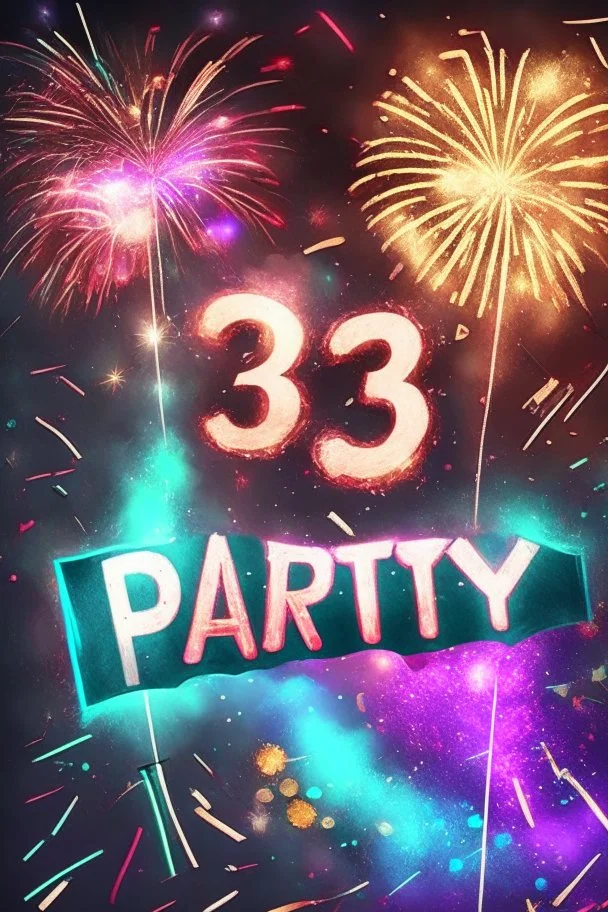 party 2-3 courses you are invited streamers fireworks