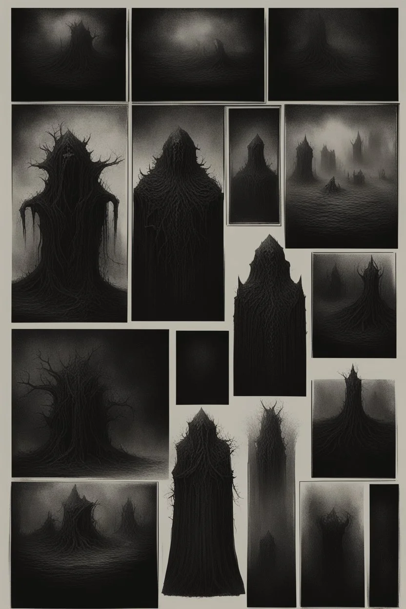 scary void horror dreadful incomprehensible void abyss abyss nightmare shapeless chaos darkness fog