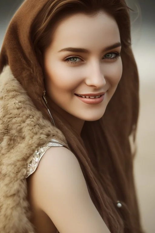 a beautiful 25 year old russian woman smiling, full body, walking on beach way, 8k, perfedct focus, closeup, centralizing, soft sunlight, looking into camera , Going hollow, Warrior sitting at a campfire, slumped, tears, Character Study, Portrait, Gritty Realism, Dark Souls detailed, artstation, highly detailed magali villeneuve, charlie bowater, benance