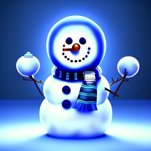 frosted snowman vector art , shiny and bright , chiaroscuro , ,intricate , hd , 3d , 8k , octane render , inner glow ,back lighting , up lighting , strobe lights