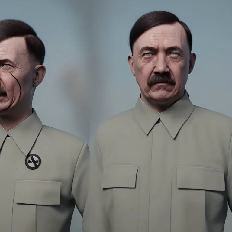 pacifist hitler, 8k, high detail