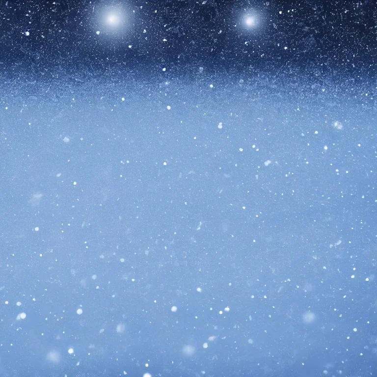 winter landscape, crystal, stars, dreamlike