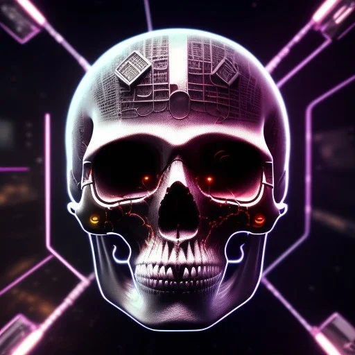 cyberpunk style ink ball skull picture in detailed tecnomancer frame, big black eyes, unreal engine 5, 8k resolution, photorealistic, ultra detailed, frame extreme sharp, accurate