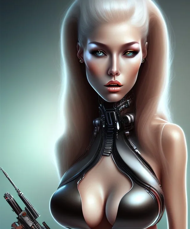 Sexy alien female full image