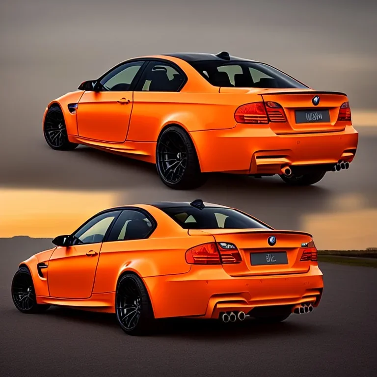 sunset orange bmw m3 g80