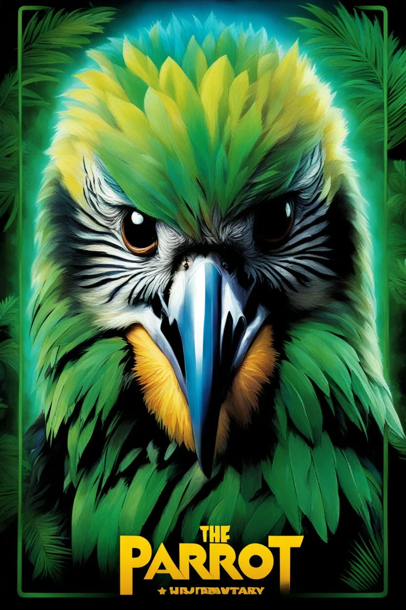 Movie poster -- text "the Parrot" starring Paul Stanley/Chewbacca