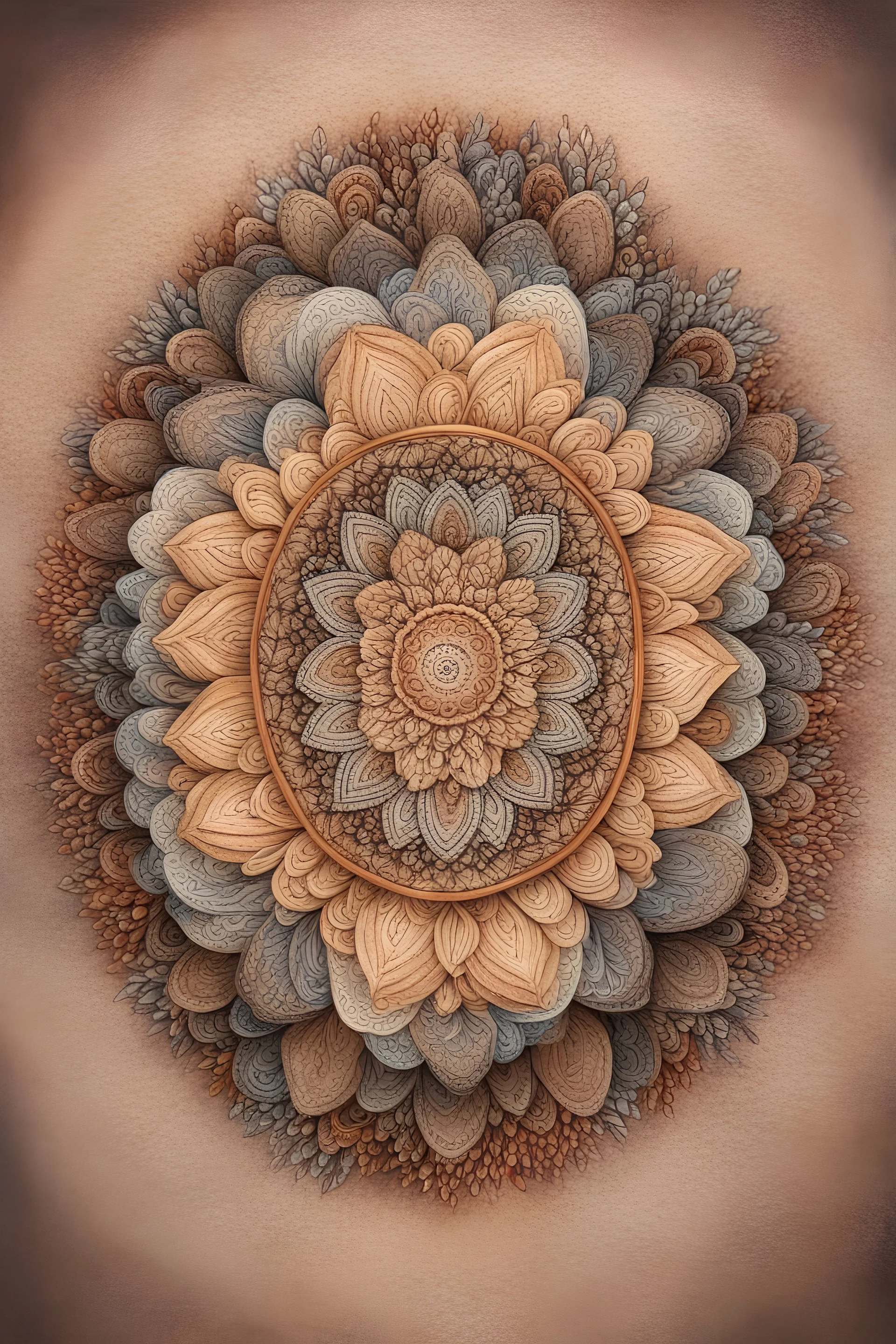 Mandala, sandflower