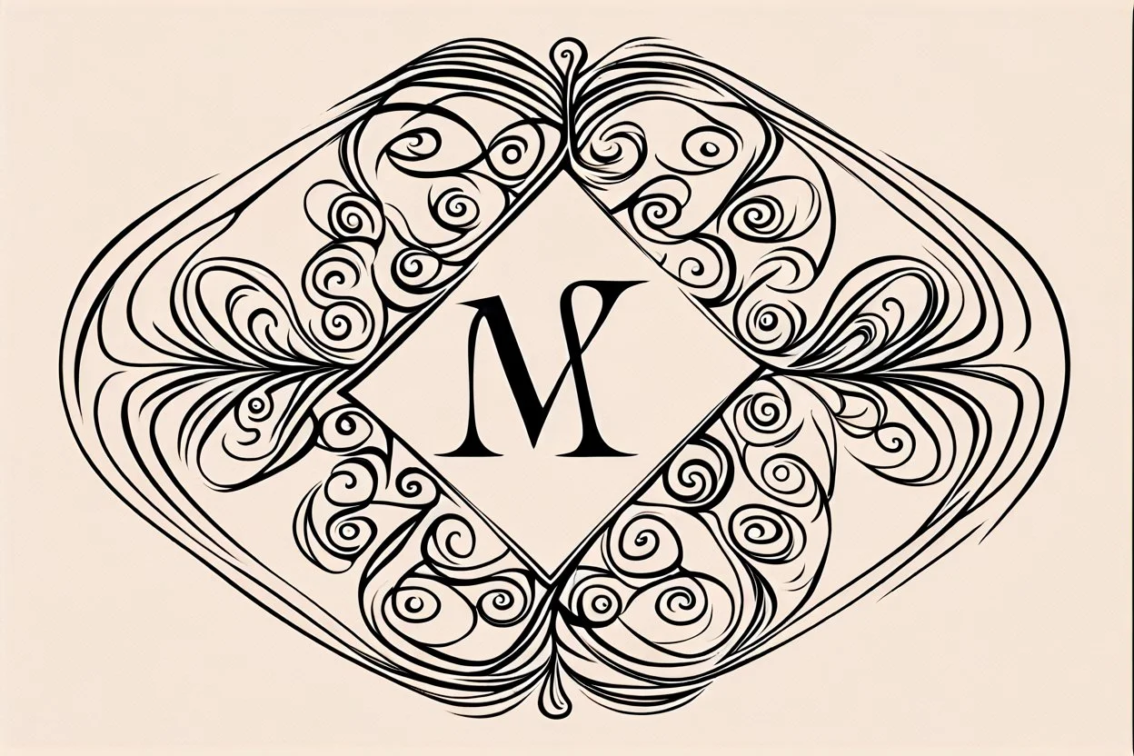 swirl monogram shape to signify exceed