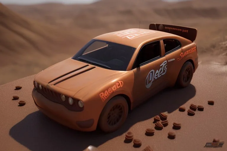 Reese's Peanut butter cup car