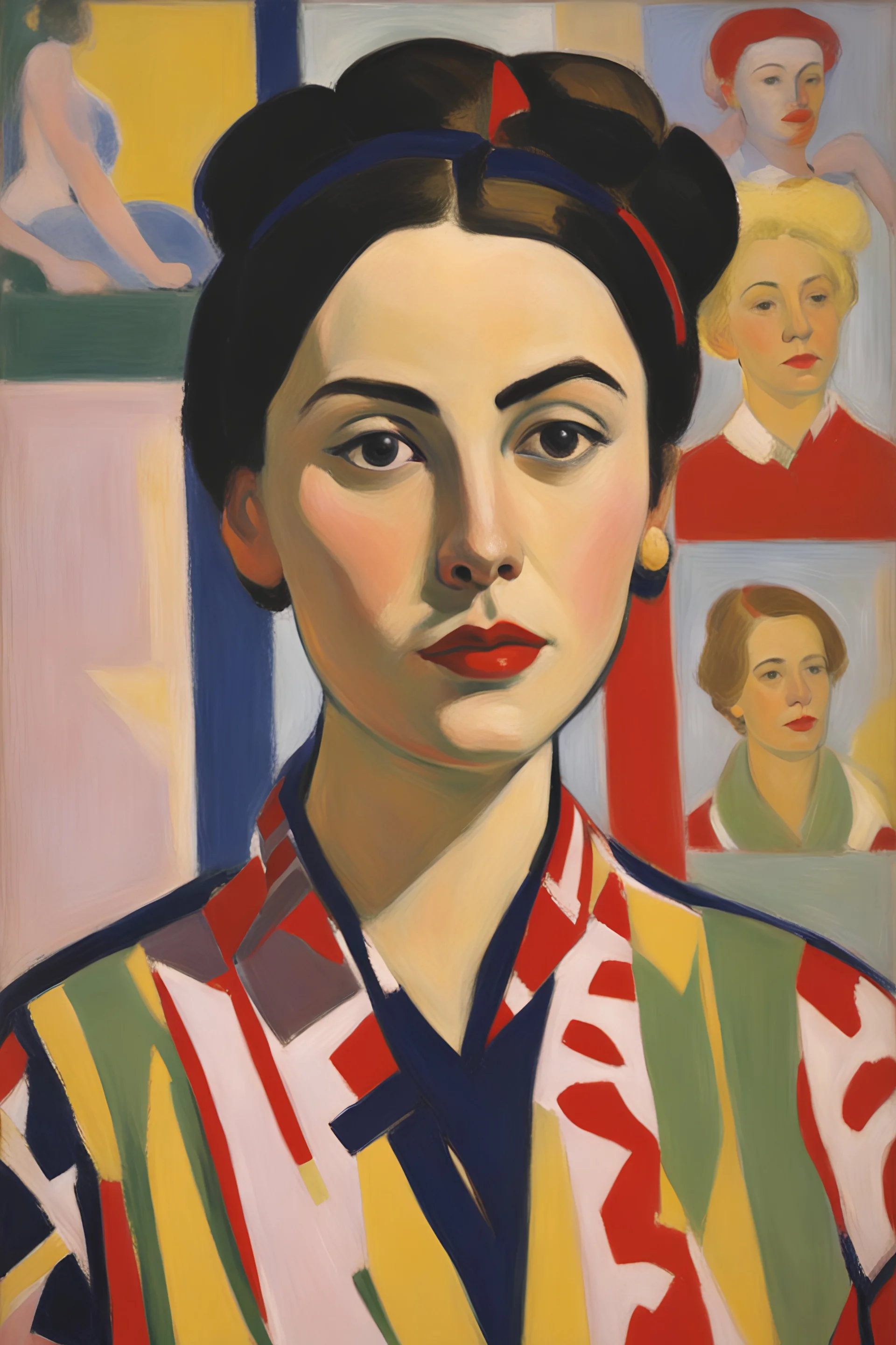 Portrait of a young female socialist politician by Matisse