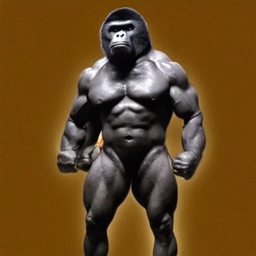 ancient bodybuilding gorilla