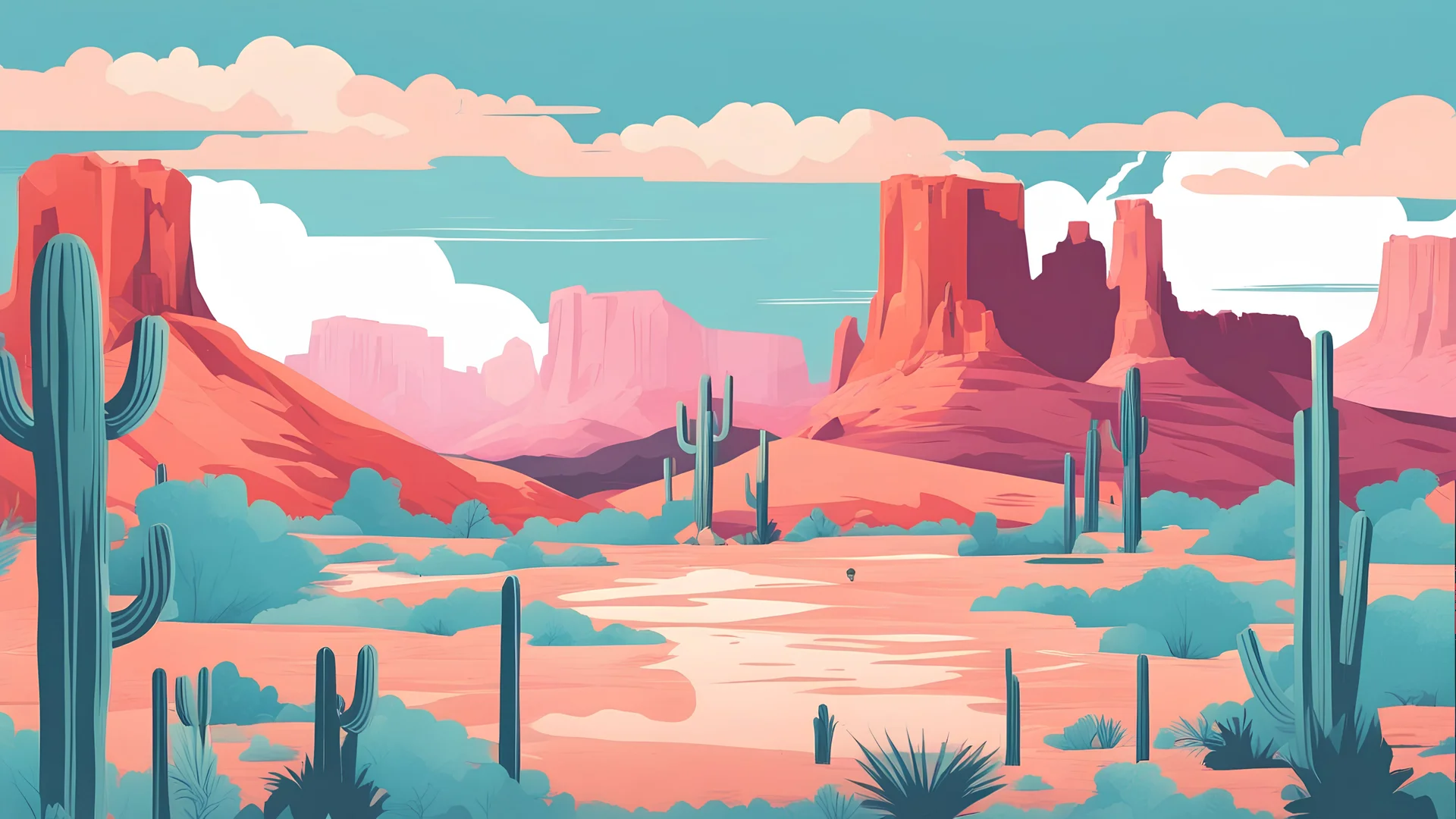 arizona sky island in style of scandygirl