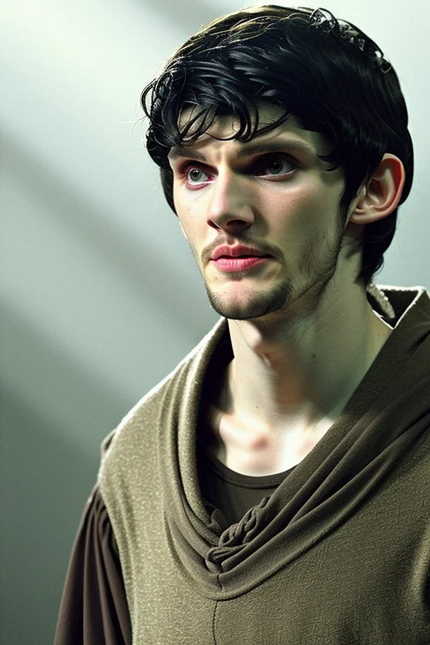 colin morgan as merlin crying