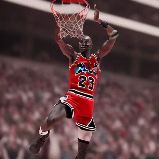 michael jordan dunkng