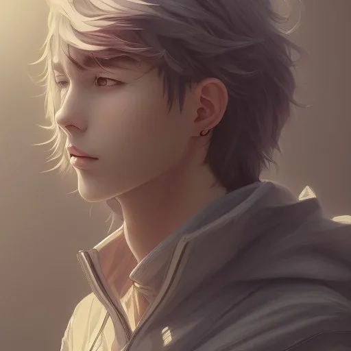 Detailed young anime male, medium long black hair, detailed bangs, intriguing details, serious expression, full body, keep head in frame, 8k, concept art, highly detailed, digital painting, concept art, sharp focus, illustration, WLOP and alphonse mucha and artgerm and yanjun Chen and Junji ito, HDR, octane rendering