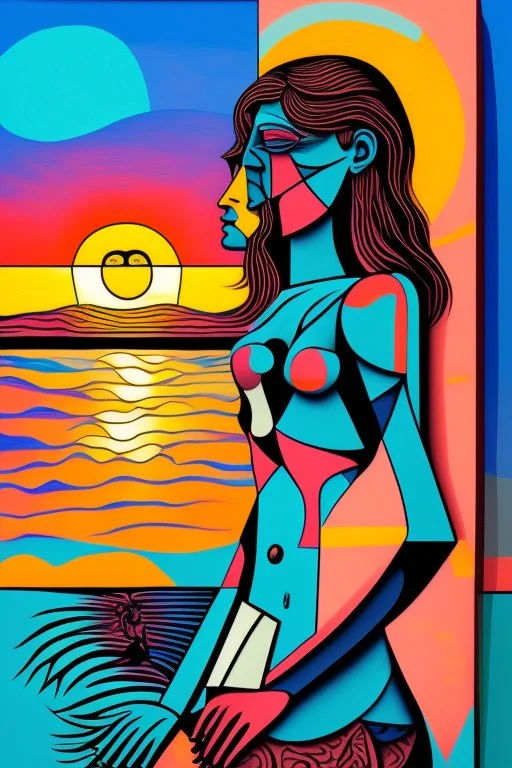 sunset picasso