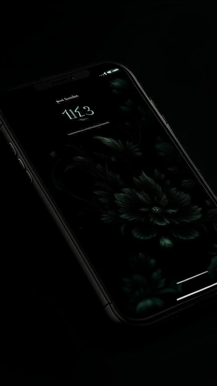 خلفية هاتف مظلمة وجميله