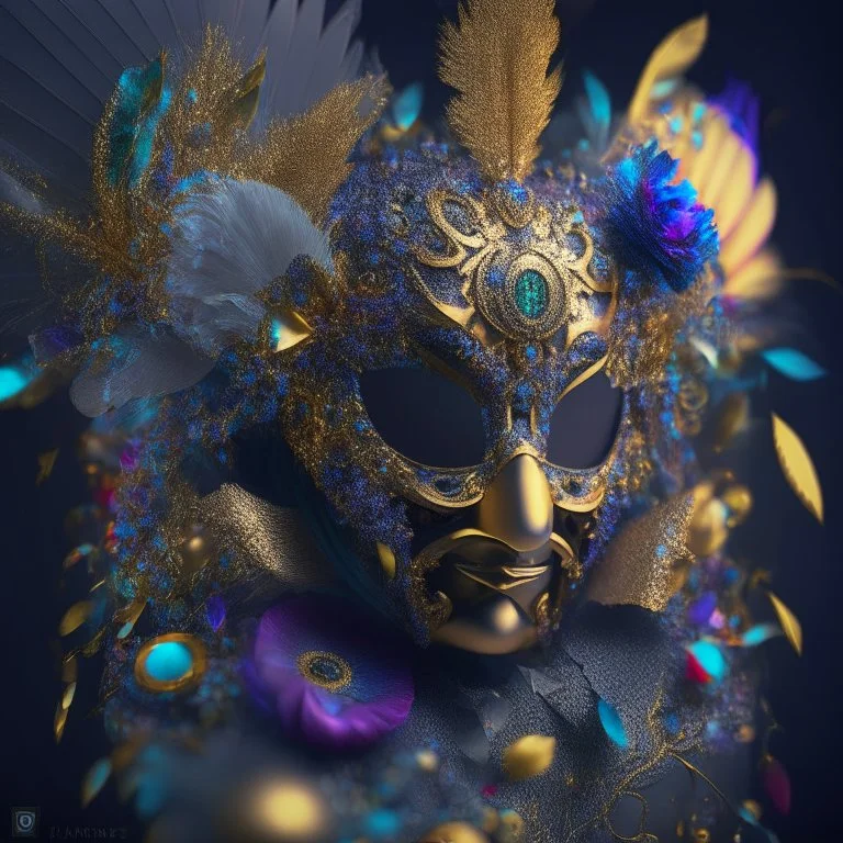 Mask of power. sly expression. digital airbrush, backlighting, chiaroscuro, intricate details, 3d render, lens flare, Venetian mask, plague doctor, filigree, feathers, gemstones, flowers, disco ball, hidden meanings, occult, esoteric, lego bionicle, by paul rubens.4k, full detail, high resolution, digital art, anime