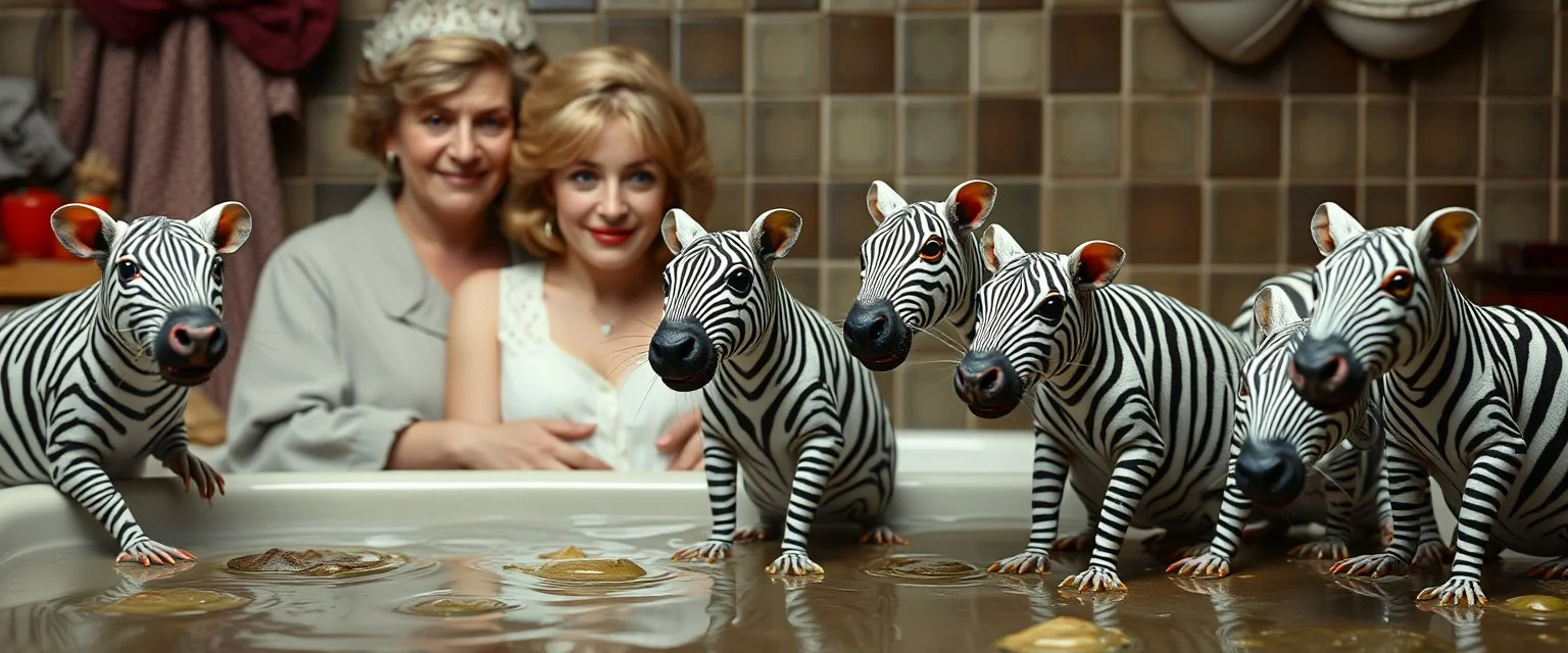 all soap operas ever made in one picture, but with slimy alien zebra rats