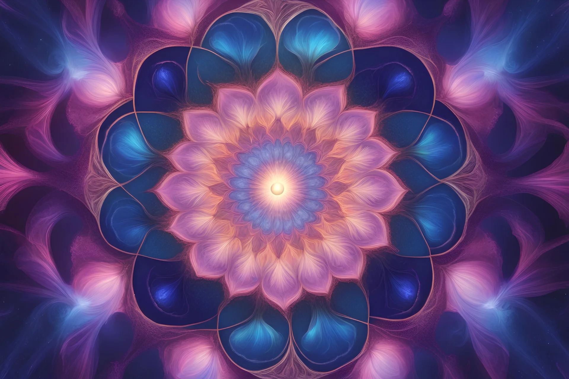 Galactic mandala beautiful colours, luminous iris, light effect, colorful, concept art, smooth, extremely sharp detail, masterpiece, expert, insanely detailed, 4k resolution, intricate detail, soft smooth lighting, light pink blue colours