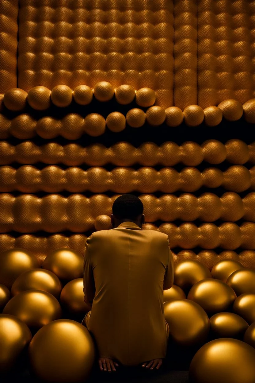 A subservient genuflection in front of the golden ones