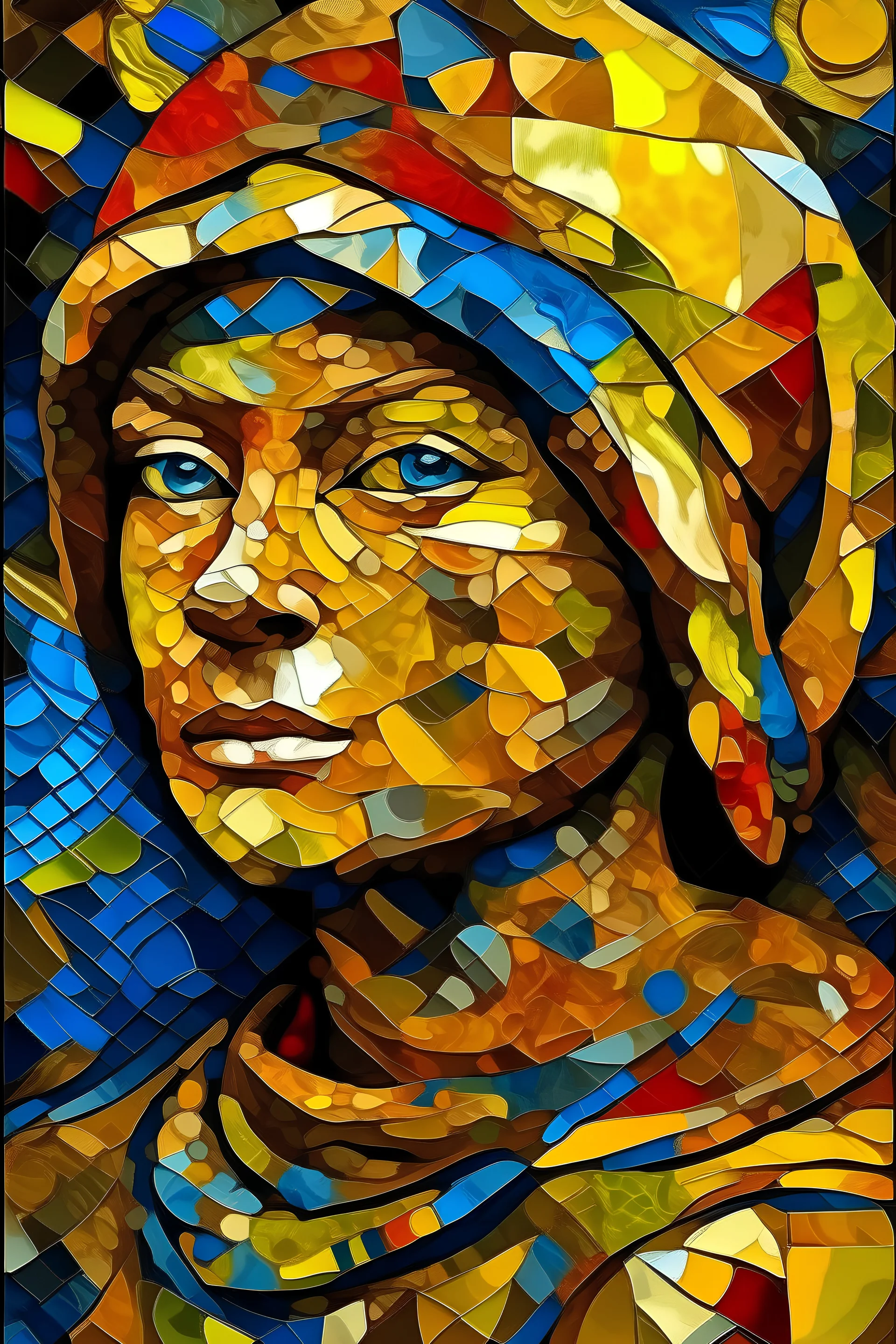Fraction descent polymer sexism woman up Michelin hotel Van Gogh noodles cubism Western