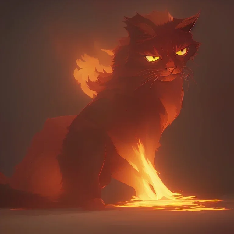 Fire cat