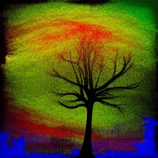 abstract land tree