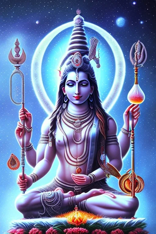 shiva the nature, water, space, life