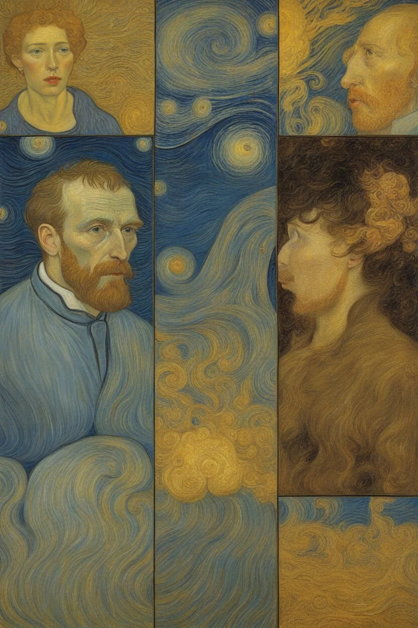 disappear like ice thrown into a roaring fire; Van Gogh; Klimt