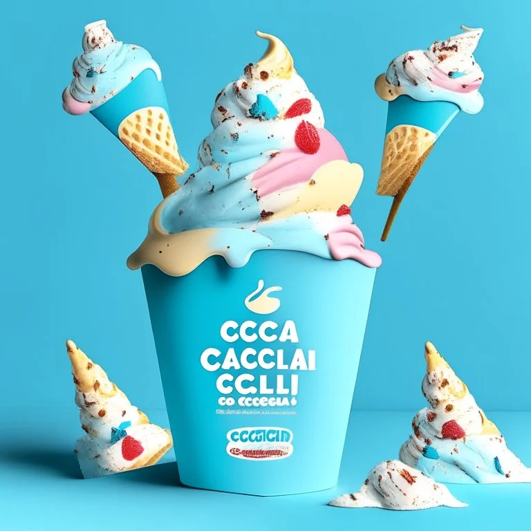 Social Media Design for a Ice cream