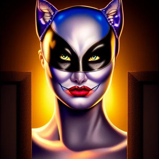 ultra detailed portrait of busty beautiful Invisible CatWoman , extremely detailed digital painting, extremely detailed face,crystal clear Blue eyes, in the style of robert e howard and pablo oliveira and Ken Kelley and Keith Parkinson and Gustav Klimt ,mystical colors,perfectly centered image, perfect composition, rim light, beautiful lighting,8k, stunning scene, raytracing