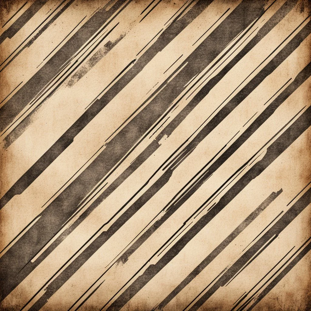 Hyper Realistic diagonal-grungy-retro-lines-intersecting on vintage-grungy-paper