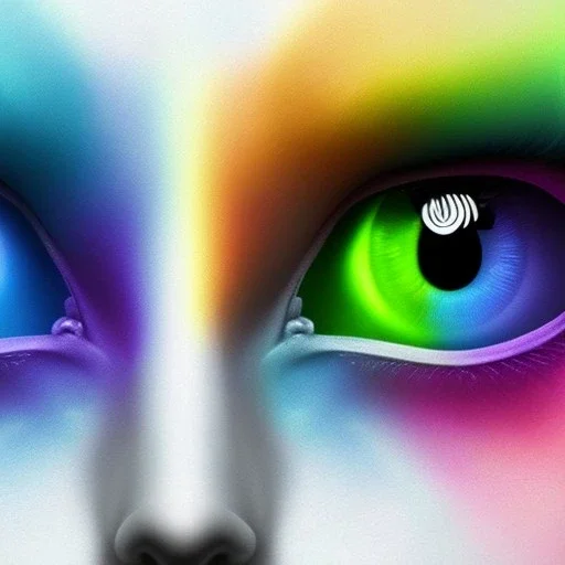 Rainbow eyes