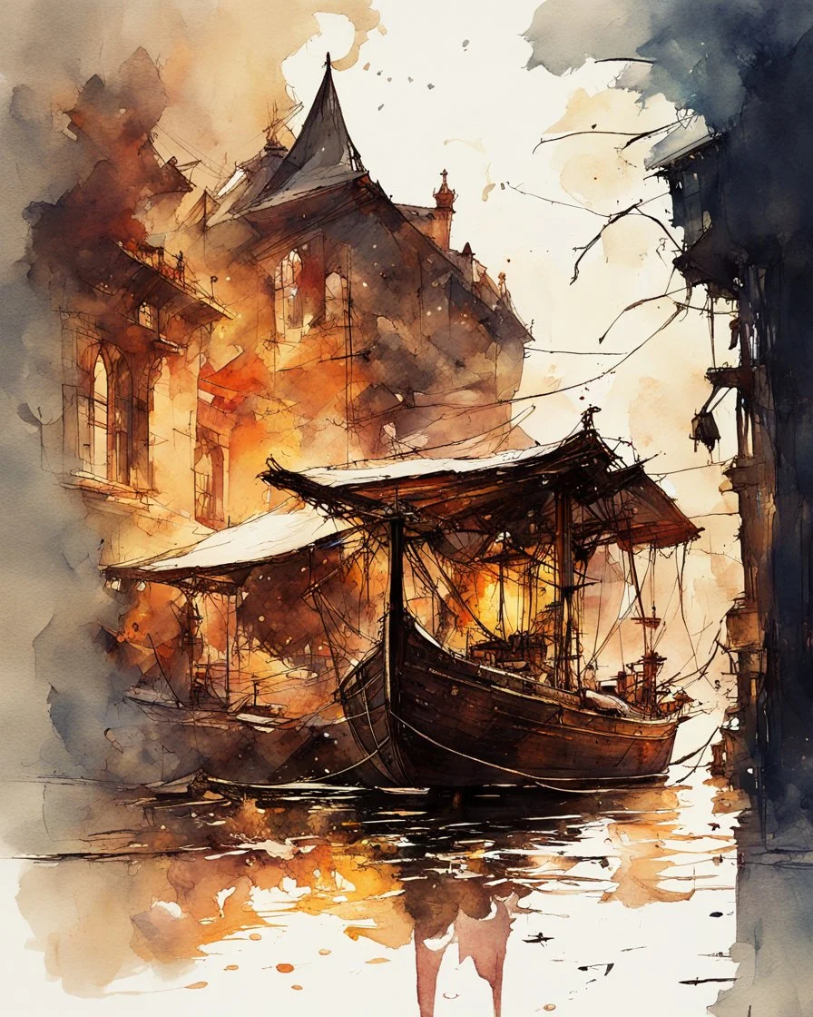 a collection of poems, a window into the world of fairy tales, a set of dreams, a light watercolor sketch, by Leonid Afremov & Benedick Bana & Atelier Olschinsky & Ian McQue