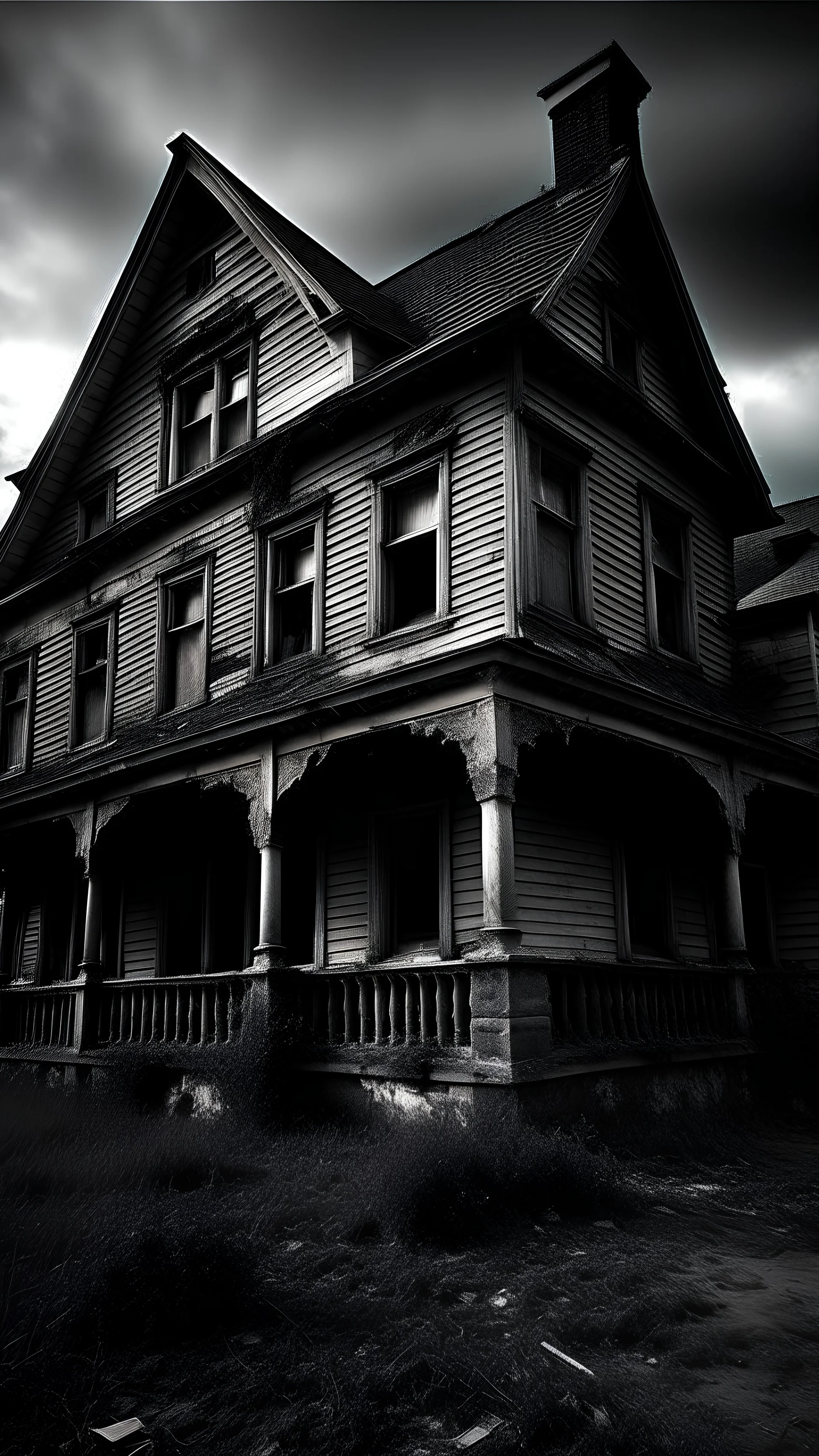 In this closing chapter, the description describes Jason's immediate departure from the haunted house after the full horror experience. Jason never turns back and never returns to the old house. The description now shows the house as an abandoned place again, where it silently waits alone, ready to receive new victims who dare to enter it and reveal its dark secrets. The conclusion highlights the mystery and suspense about the fate of the house and the terrible events that can await those who ar