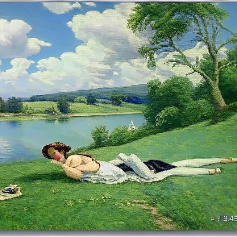 relaxing scenery by manet high definition