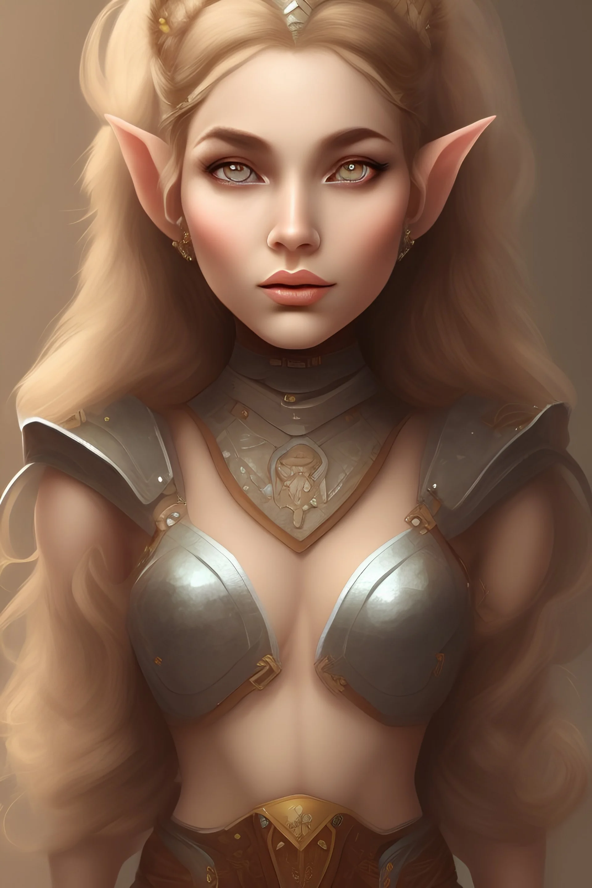 portrait of dwarf elf woman