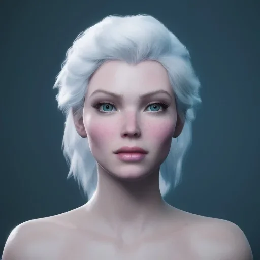 A portrait of a crystalised casstle ices snow queen, atmospheric,fantasy, realistic, unreal engine 5, cinematic lighting, octane render.