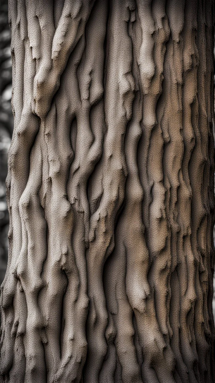 suggestive rough texture of an cherry tree trunk flowing vertical