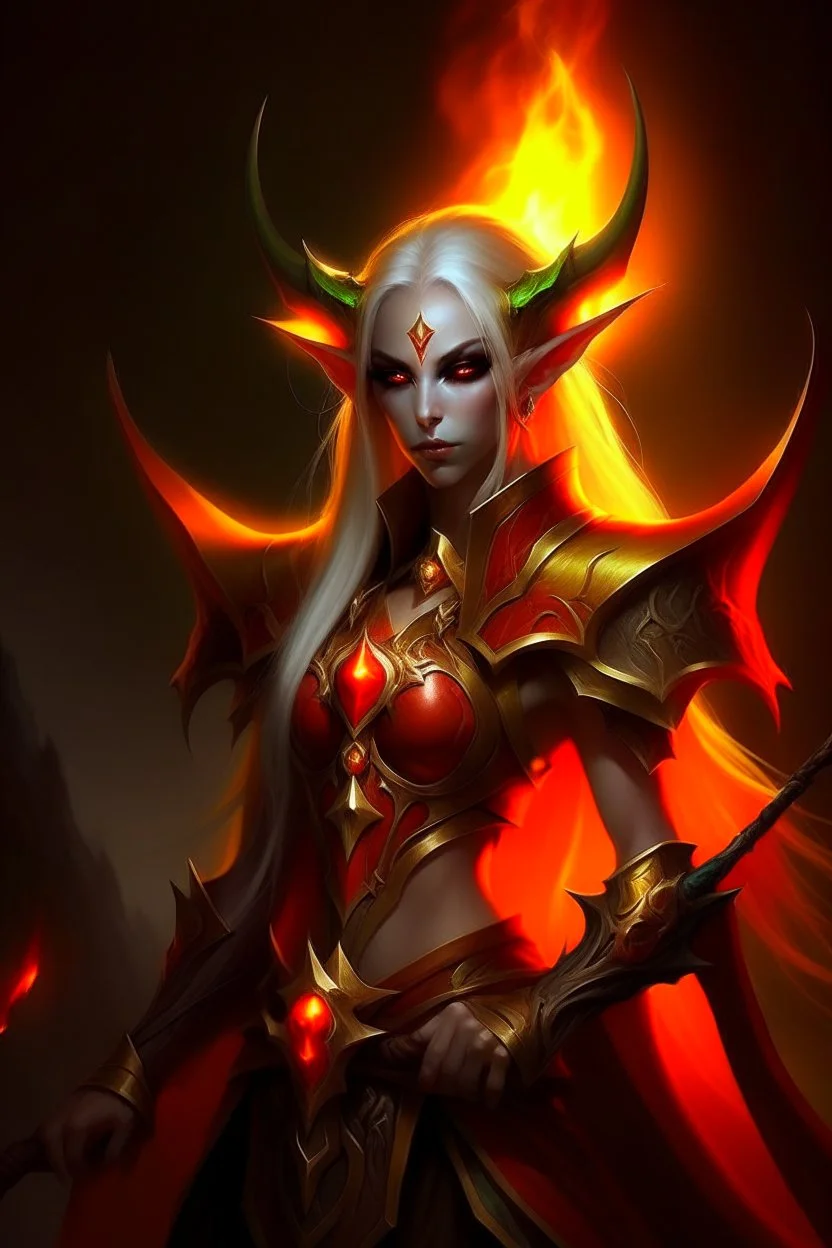 blood elf warlock wow warcraft world affliction corruption soul chaos succubus