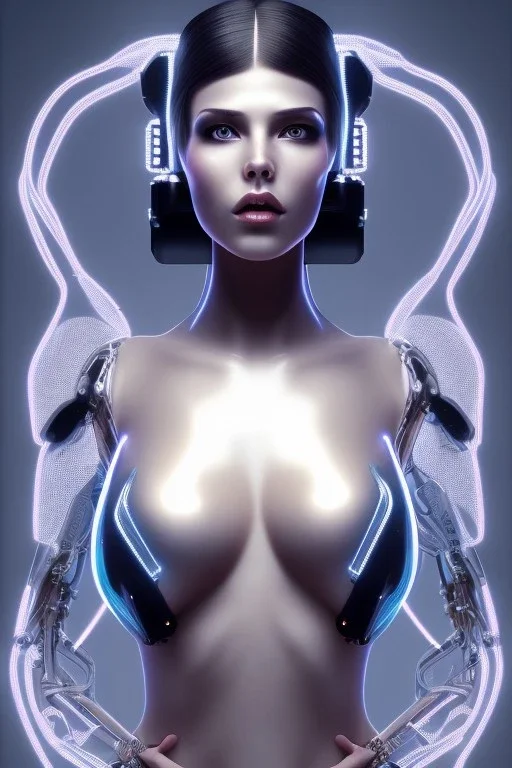 cyberpunk, black latex body, women, body portrai,big boobs, open mouth, perfect skin, tron, cyborg , perfekt, real, dream, hr giger