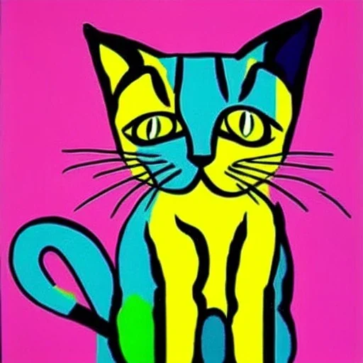 Pop art cats