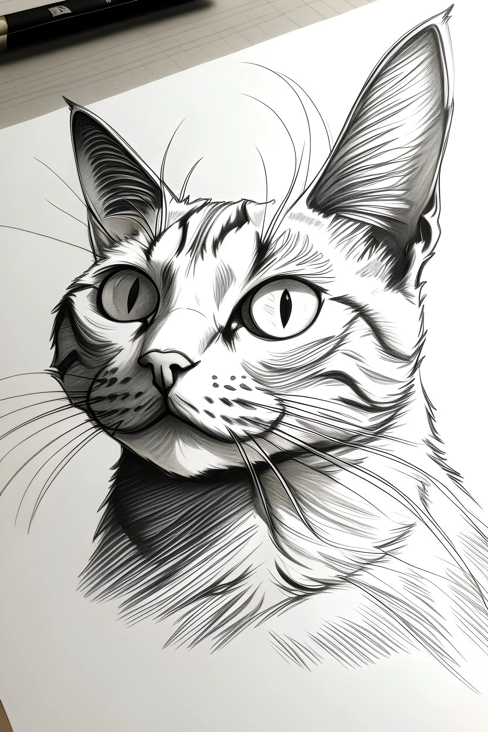 cat draw