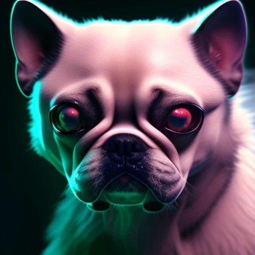 dog, Unreal Engine 5, lens macro,sharp focus, realistic, hyper detailed