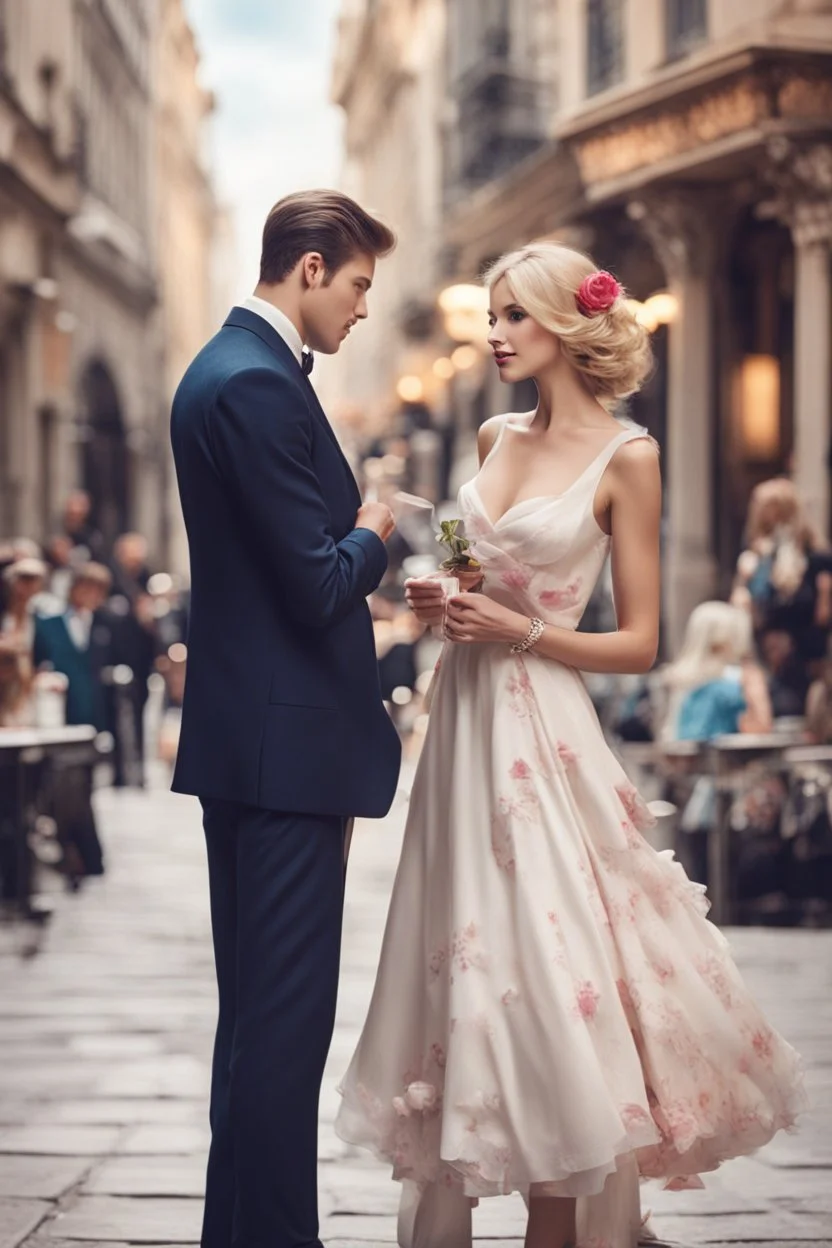 The dating square, fabulous style, romantic