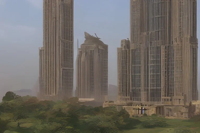 Unique building design for central bank of India. Make it world's tallest building